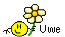 Uwe3 Smiley – Namen mit Blume